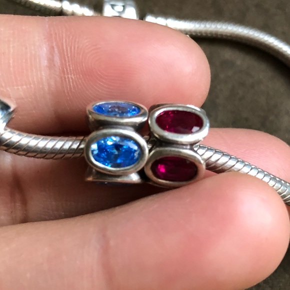 Pandora Jewelry Pandora Snake Bracelet W 4 Pandora Charms 2 Safety